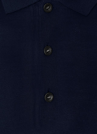 Pullover Polokragen Knopf 1/1 Arm