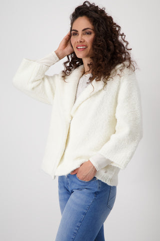 Strickjacke, marshmallow