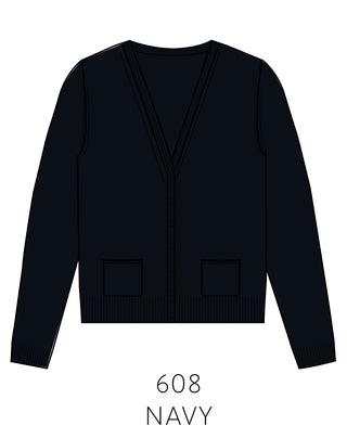 Cardigan, V-Ausschnitt,1/1-Arm