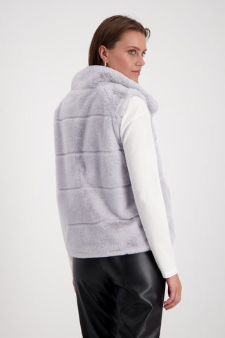 Weste, silver grey