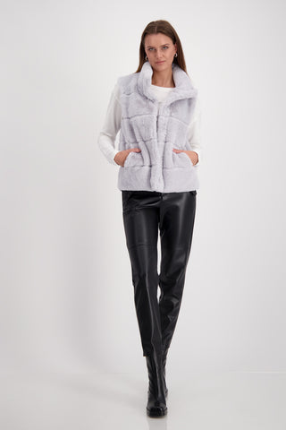 Weste, silver grey