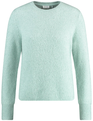 Edel glitzernder Pullover mit Wollanteil