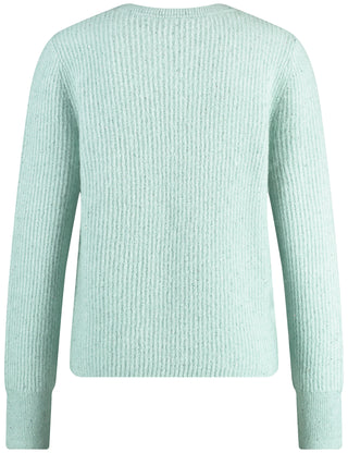 Edel glitzernder Pullover mit Wollanteil