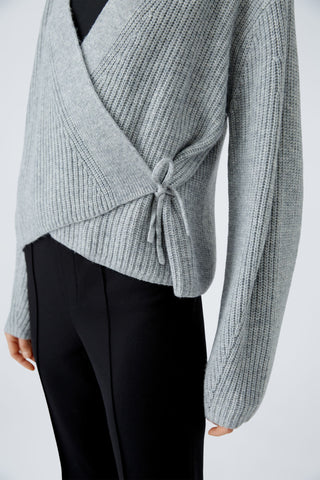 Strickjacke mit Wolle