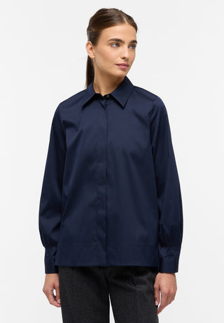 Signature Shirt Bluse Popeline Langarm