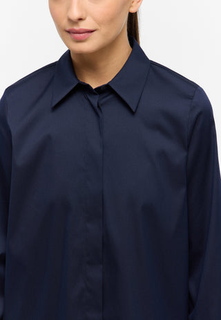 Signature Shirt Bluse Popeline Langarm