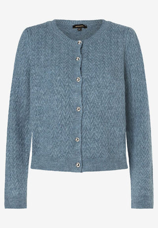 Cardigan mit Struktur  grey blue  Herbst-Kollektion