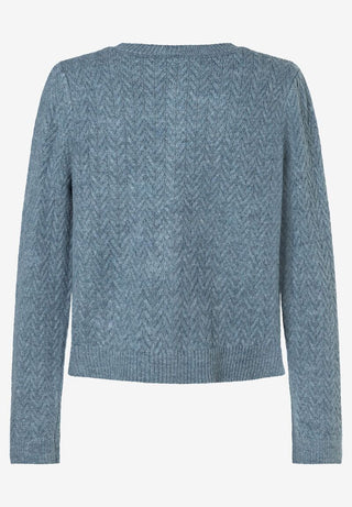 Cardigan mit Struktur  grey blue  Herbst-Kollektion
