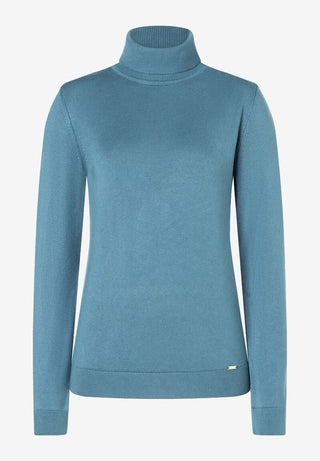 Rollkragenpullover  greyblue  Herbst-Kollektion
