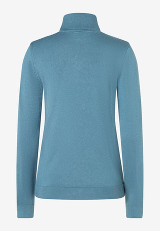 Rollkragenpullover  greyblue  Herbst-Kollektion