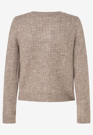 Cardigan mit Struktur  taupe  Herbst-Kollektion