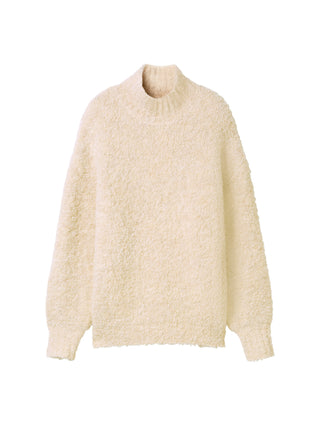 Lockerer Bouclé Pullover