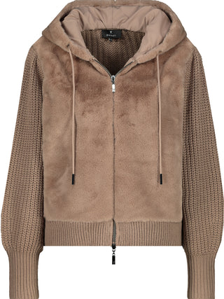 Strickjacke, milk chocolate