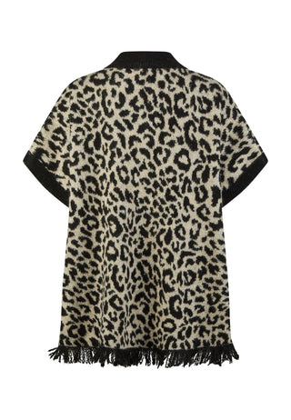Pullover aus Leoparden-Jacquard