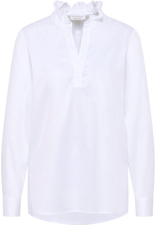 Satin Shirt Bluse Satingewebe Langarm