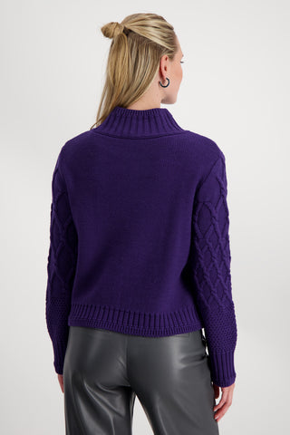 Pullover, dark purple