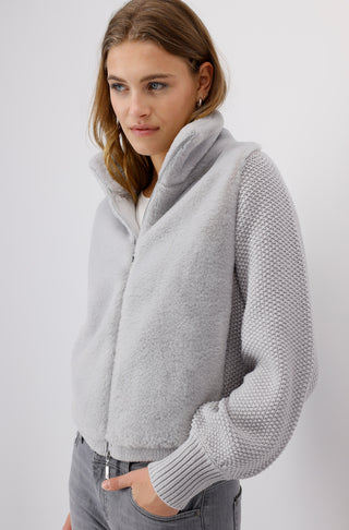 Strickjacke, chrome