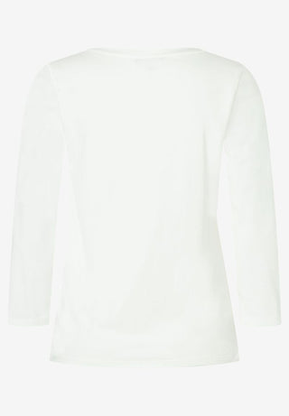 Shirt mit Frontprint  ecru  Winter-Kollektion