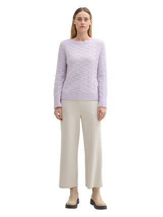 Strickpullover mit Wollanteil