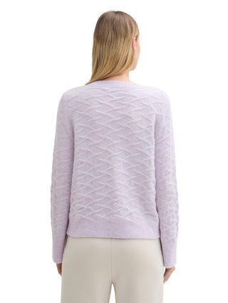 Strickpullover mit Wollanteil