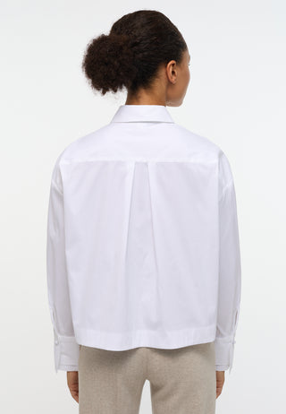 Signature Shirt Bluse Popeline Langarm