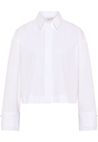Signature Shirt Bluse Popeline Langarm
