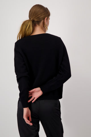 Pullover, schwarz