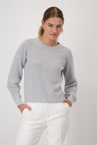 Pullover, chrome melange
