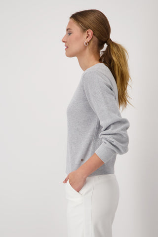 Pullover, chrome melange