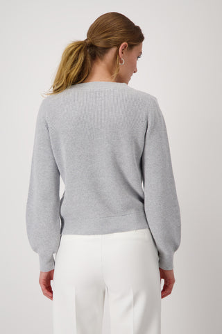Pullover, chrome melange
