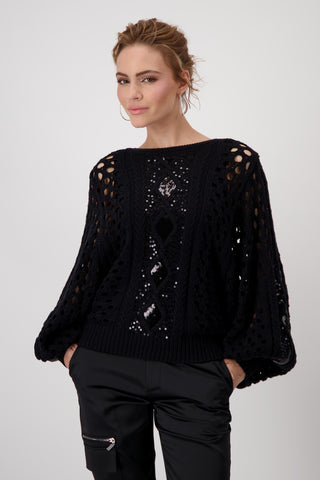 Pullover, schwarz
