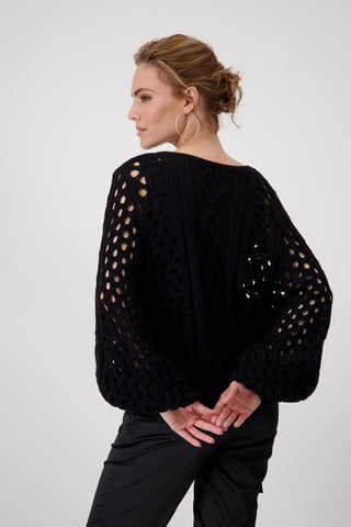 Pullover, schwarz