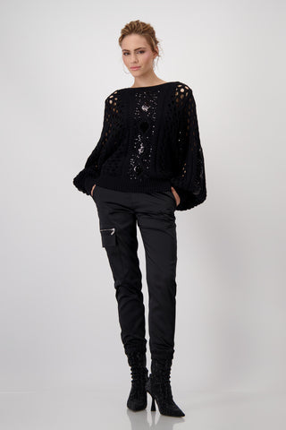 Pullover, schwarz