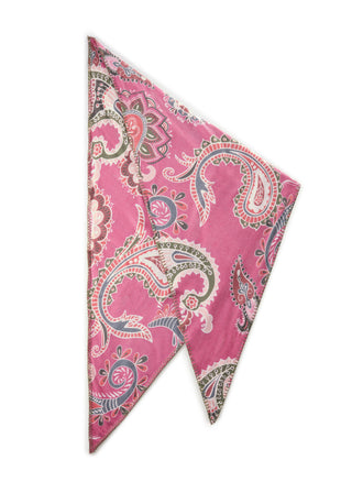 Kaschmirweiches Dreieckstuch mit Paisley-Muster