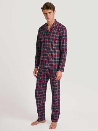 HERREN Pyjama, dark sapphire