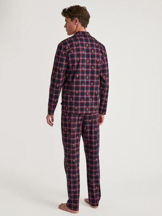 HERREN Pyjama, dark sapphire
