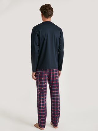 HERREN Pyjama, dark sapphire