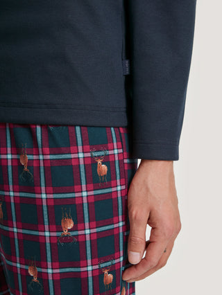 HERREN Pyjama, dark sapphire