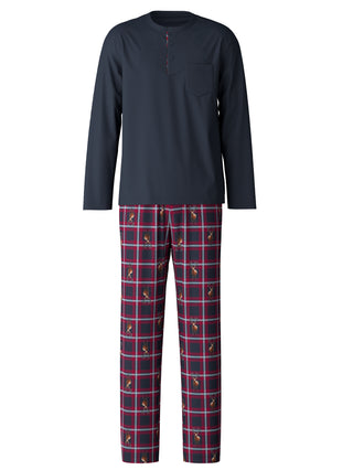HERREN Pyjama, dark sapphire