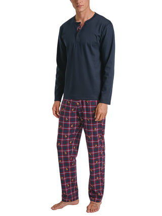 HERREN Pyjama, dark sapphire
