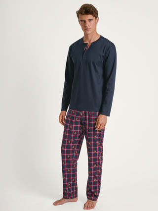 HERREN Pyjama, dark sapphire