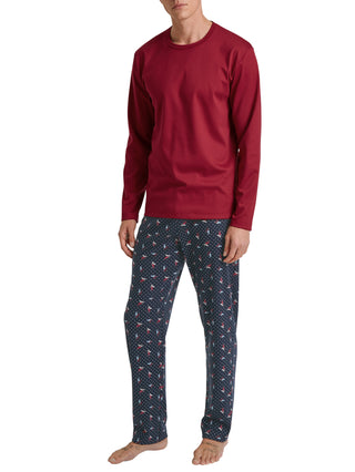 HERREN Pyjama, rio red