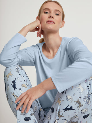 DAMEN Pyjama, harmony blue