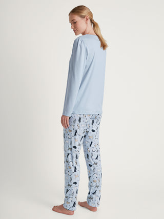 DAMEN Pyjama, harmony blue