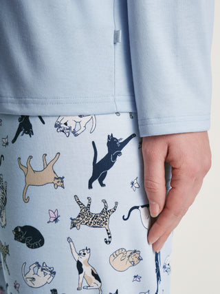 DAMEN Pyjama, harmony blue
