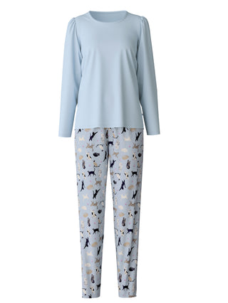 DAMEN Pyjama, harmony blue