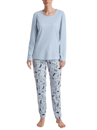DAMEN Pyjama, harmony blue
