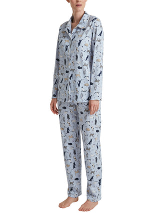 Pyjama, durchgeknöpft