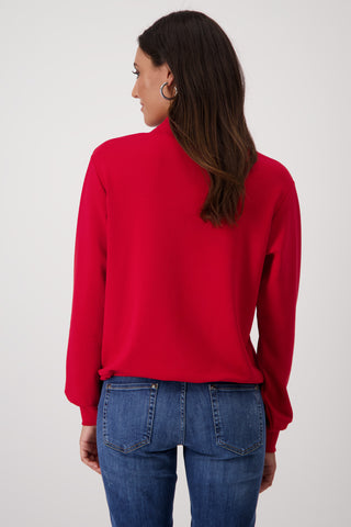 Sweatshirt, deep red