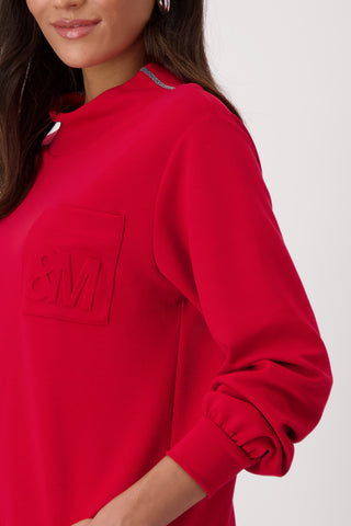 Sweatshirt, deep red